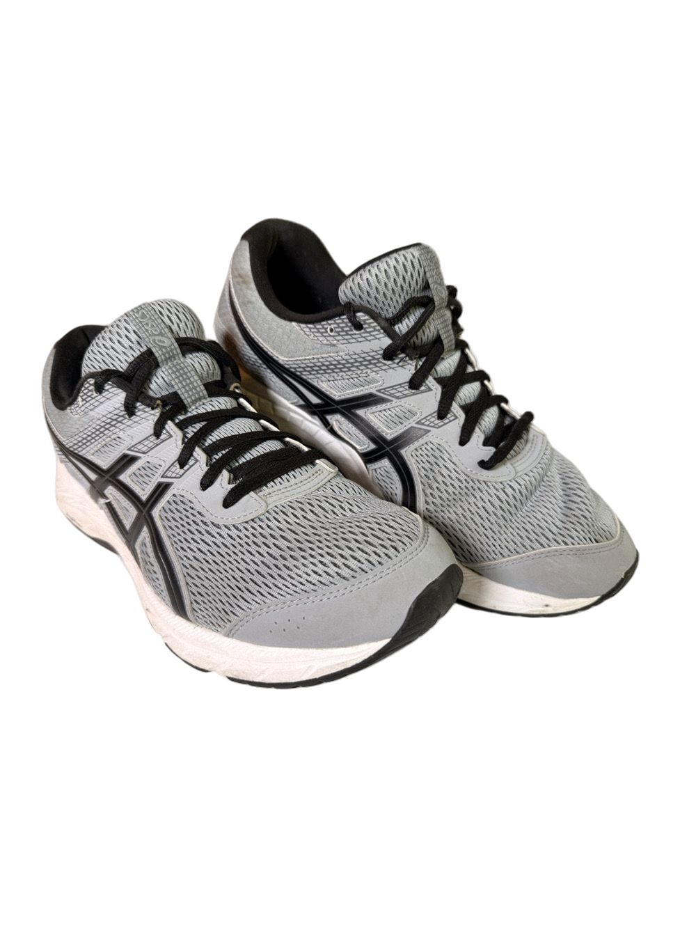 Asics Gel Contend 6 Black & Light Gray Running Shoe